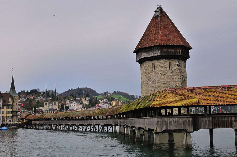 อย่าลืมฉัน Chapel Bridge สวิตเซอร์แลนด์