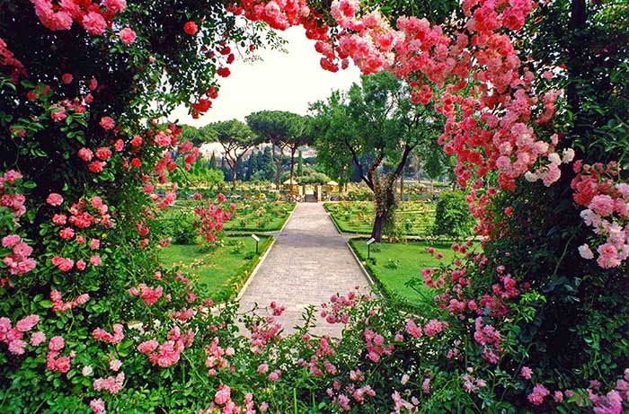 สวนดอกไม้ โรม อิตาลี