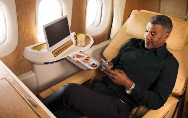 เครื่อง A380 ของสายการบินเอมิเรตส์