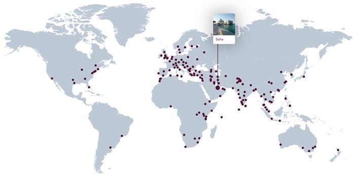 สายการบินกาตาร์แอร์เวย์ (Qatar Airways)
