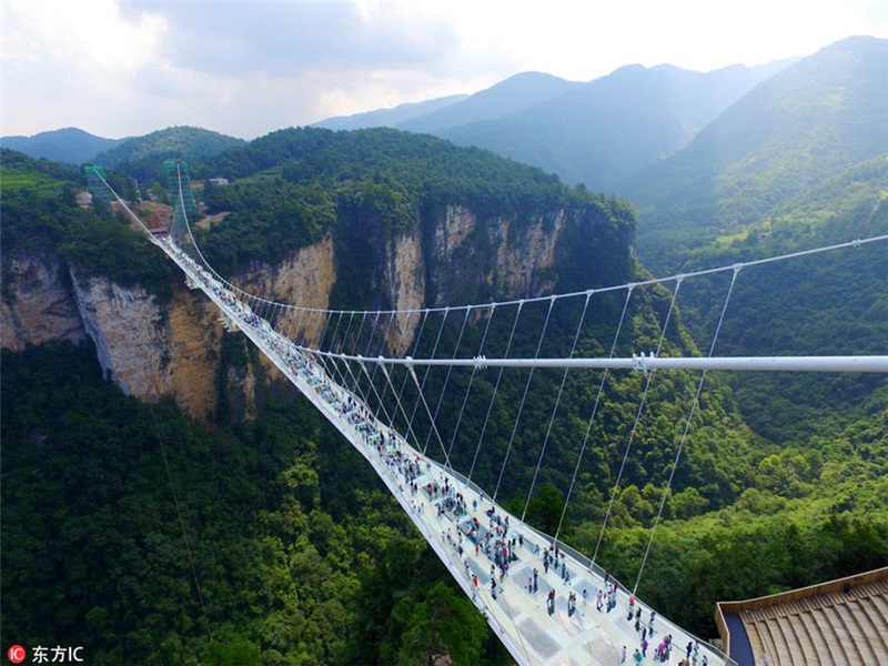 สะพานกระจก, ที่สุดในโลก, จางเจียเจี้ย, จีน