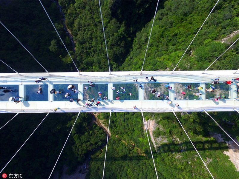 สะพานกระจก, ที่สุดในโลก, จางเจียเจี้ย, จีน