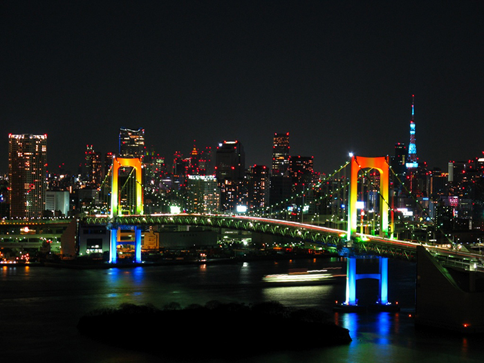 ไปโตเกียว สะพานสายรุ้ง RAINBOW BRIDGE