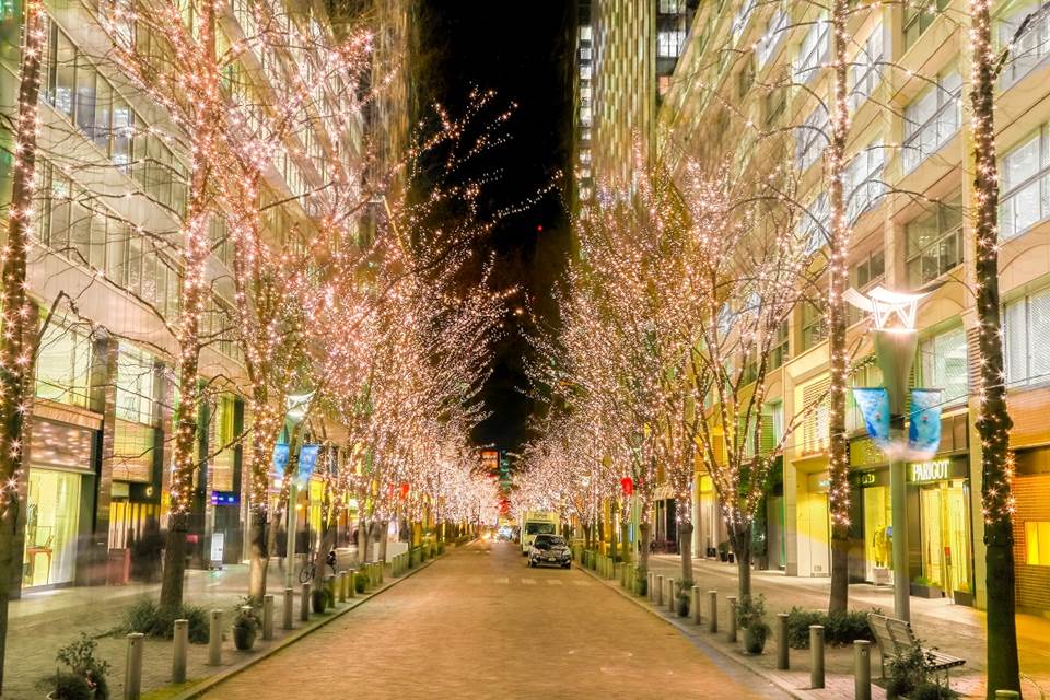 Winter illumination of Japan