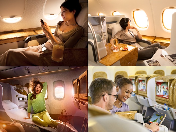 สัมผัสความรู้สึกพิเศษอย่างมีระดับ กับสายการบิน Emirates Business Class