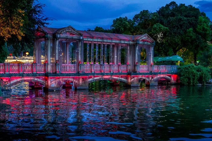 ที่เที่ยวกุ้ยหลิน ทะเลสาบโฟร์เลค (Four Lakes)