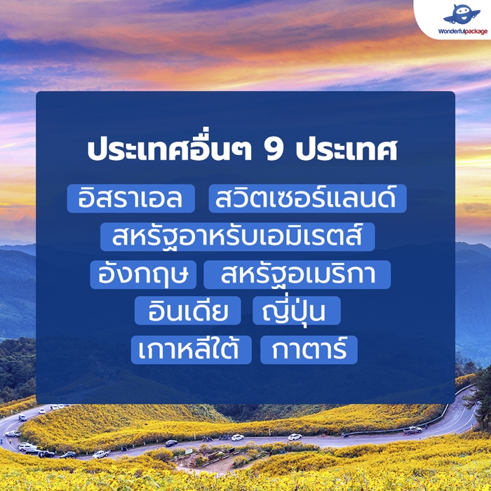 กลุ่มที่ 3 ประเทศอื่นๆ 9 ประเทศ