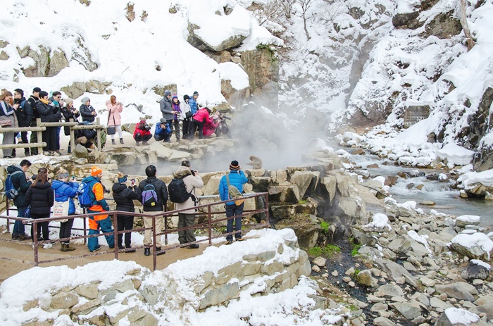 หุบเขานรกจิโงคุดานิ (Jigokudani Noboribetsu) เมืองโนโบริเบ็ตสึ