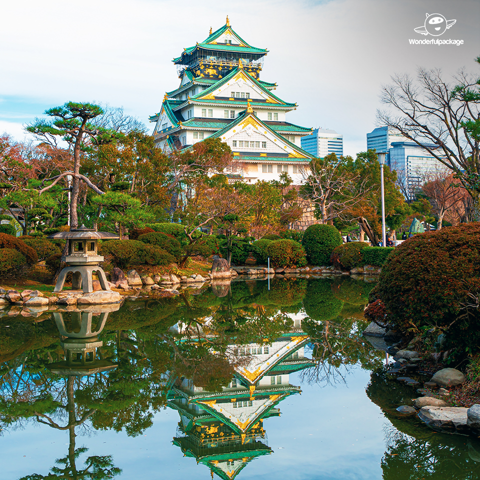 ปราสาทโอซาก้า (Osaka Castle) ปราสาทที่สวยงามทุกฤดู