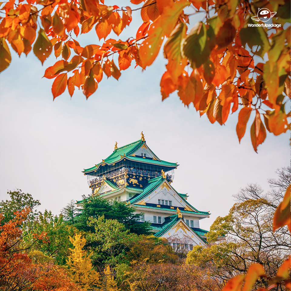 ปราสาทโอซาก้า (Osaka Castle) ปราสาทที่สวยงามทุกฤดู