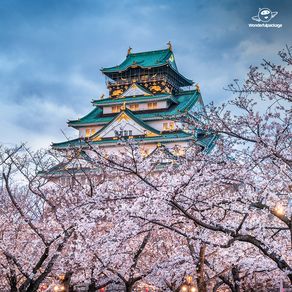 ปราสาทโอซาก้า (Osaka Castle) ปราสาทที่สวยงามทุกฤดู