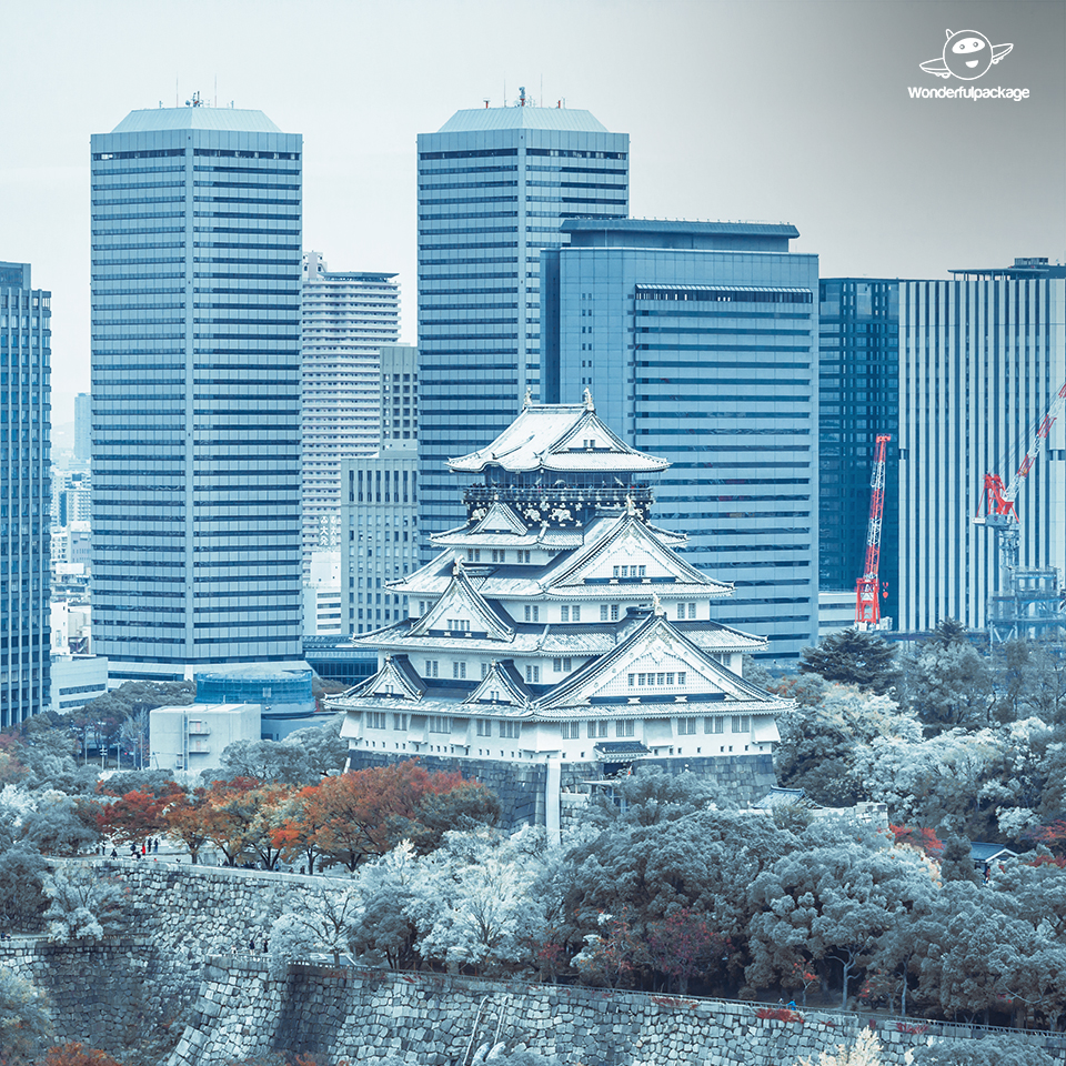 ปราสาทโอซาก้า (Osaka Castle) ปราสาทที่สวยงามทุกฤดู