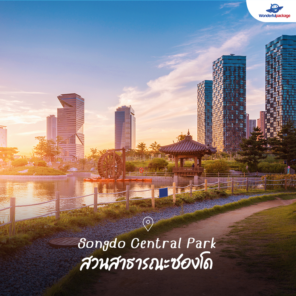 Songdo Central Park สวนสาธารณะซองโด