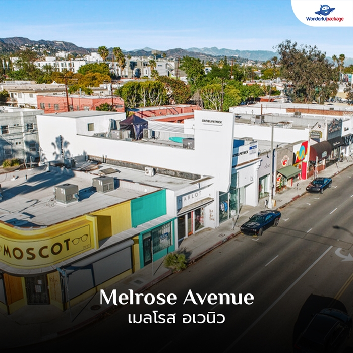 ย่าน Melrose Avenue