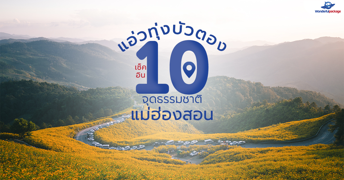 แอ่วทุ่งบัวตอง เช็คอิน 10 จุด ที่เที่ยวธรรมชาติแม่ฮ่องสอน