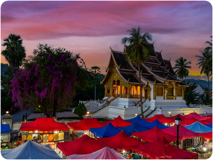 ตลาดกลางคืนหลวงพระบาง