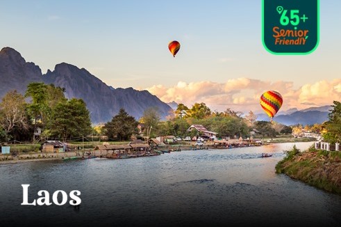 [Senior Friendly] เที่ยวเวียงจันทน์ วังเวียง หลวงพระบาง 3 วัน 2 คืน (พัก 4 ดาว) โดยสายการบิน Thai AirAsia