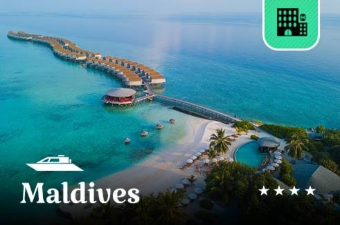 แพ็คเกจห้องพักมัลดีฟส์ เซ็นทาราราส ฟูชิ รีสอร์ทแอนด์สปา มัลดีฟส์ (Centara Ras Fushi Resort & Spa Maldives) ★★★★