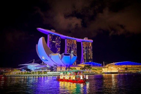 ล่องเรือแม่น้ำสิงคโปร์ Marina Bay Sands & Boat Quay