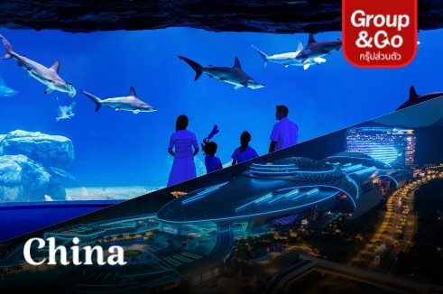ทัวร์ส่วนตัว กวางโจว จูไห่ สวนสนุก Chimelong Ocean Park + Spaceship Park 3 วัน 2 คืน (พักที่ Chimelong Spaceship)