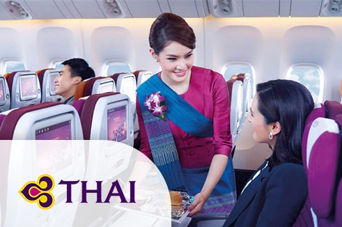 โปรโมชั่นตั๋วเครื่องบิน การบินไทย ราคาถูก โดยสายการบิน Thai Airways