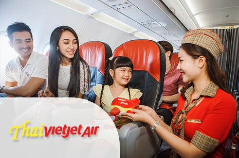 โปรโมชั่นตั๋วเครื่องบิน ราคาพิเศษ โดยสายการบินไทยเวียดเจ็ทแอร์ Thai Vietjet Air