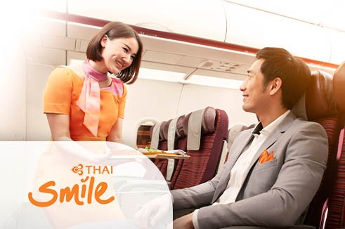 โปรโมชั่นตั๋วเครื่องบิน ราคาพิเศษ โดยสายการบินไทยสมายล์ Thai Smile