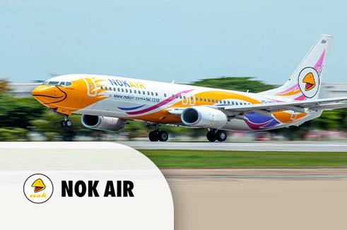 โปรโมชั่นตั๋วเครื่องบิน ราคาพิเศษ โดยสายการบินนกแอร์ Nok Air