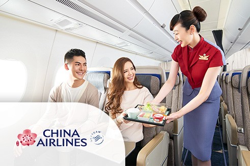 โปรโมชั่นตั๋วเครื่องบิน ราคาพิเศษ โดยสายการบินไชน่าแอร์ไลน์ China Airlines